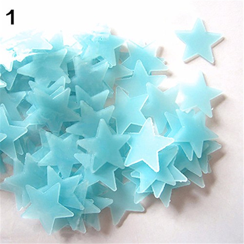 Colorful Glow in the Dark Luminous Stars