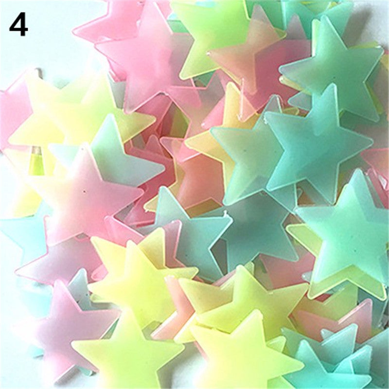 Colorful Glow in the Dark Luminous Stars