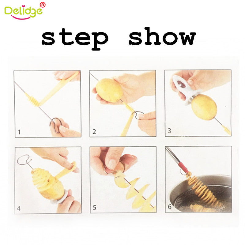 Rotate potato slicer