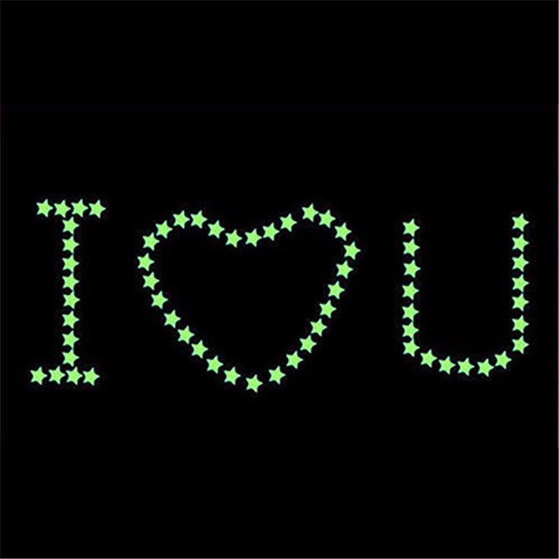 Colorful Glow in the Dark Luminous Stars