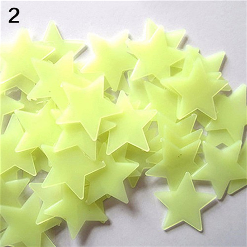 Colorful Glow in the Dark Luminous Stars