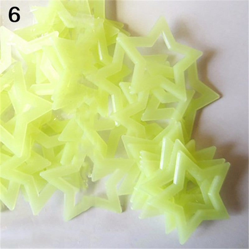 Colorful Glow in the Dark Luminous Stars