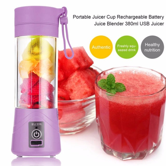 Multi-functional/portable Juicer Cup (Rechargeable Battery) 380ml